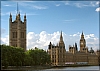 Westminster Palace lub inaczej - Hauses of Parliament z zegarem oraz dzwonem Big Ben