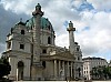 Karlskirche - ufundowany przez Karola VI dla św. Karola Boromeusza jako ochrona przez zarazą