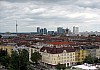 Widok z Riesenrad na północny Wiedeń - w tle dzielnica UNO-City