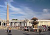 Fontanna i obelisk na Placu św. Piotra